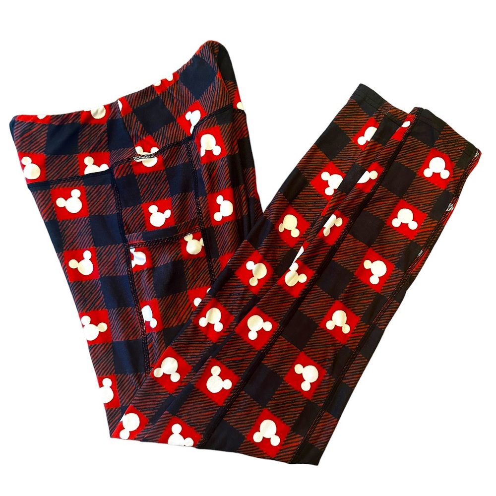 Barker Basic Fall Mickey Mouse Super Soft Gingham… - image 1